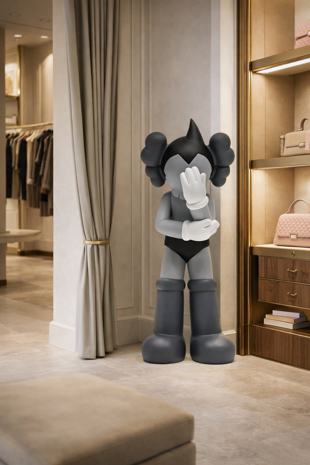 Cosmic Boy–Sculpture-Ikonische Design 140cm