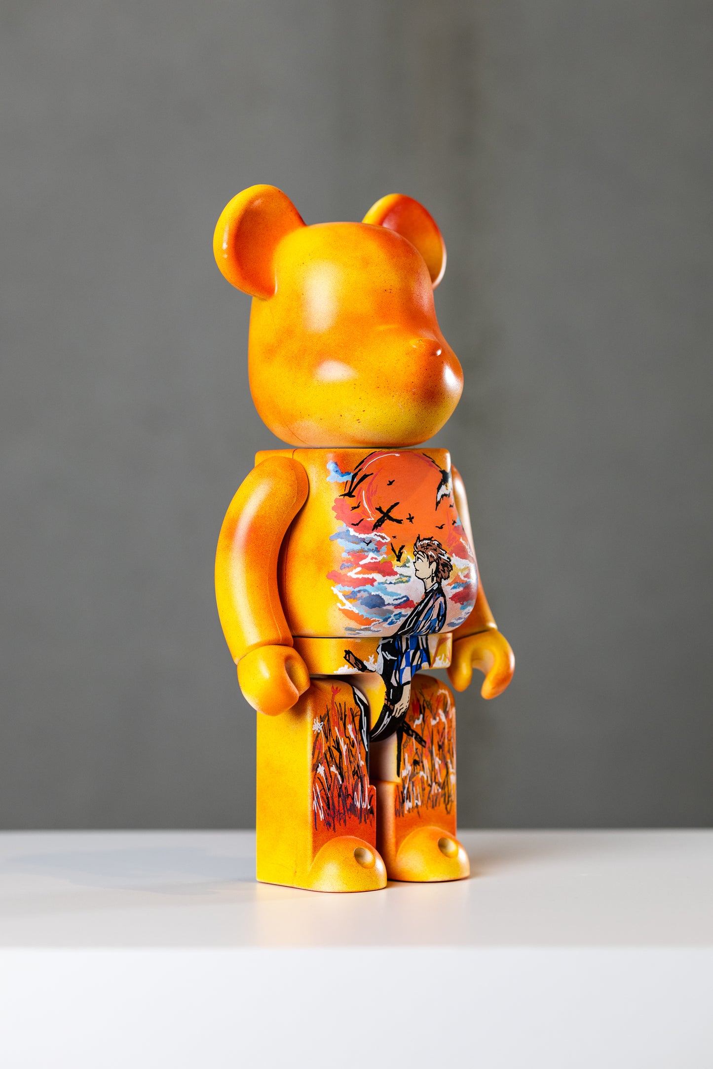 BEARBRICK 400%(28 CM)–,,DEMON SLAYER TANJIRO EDITION,,-