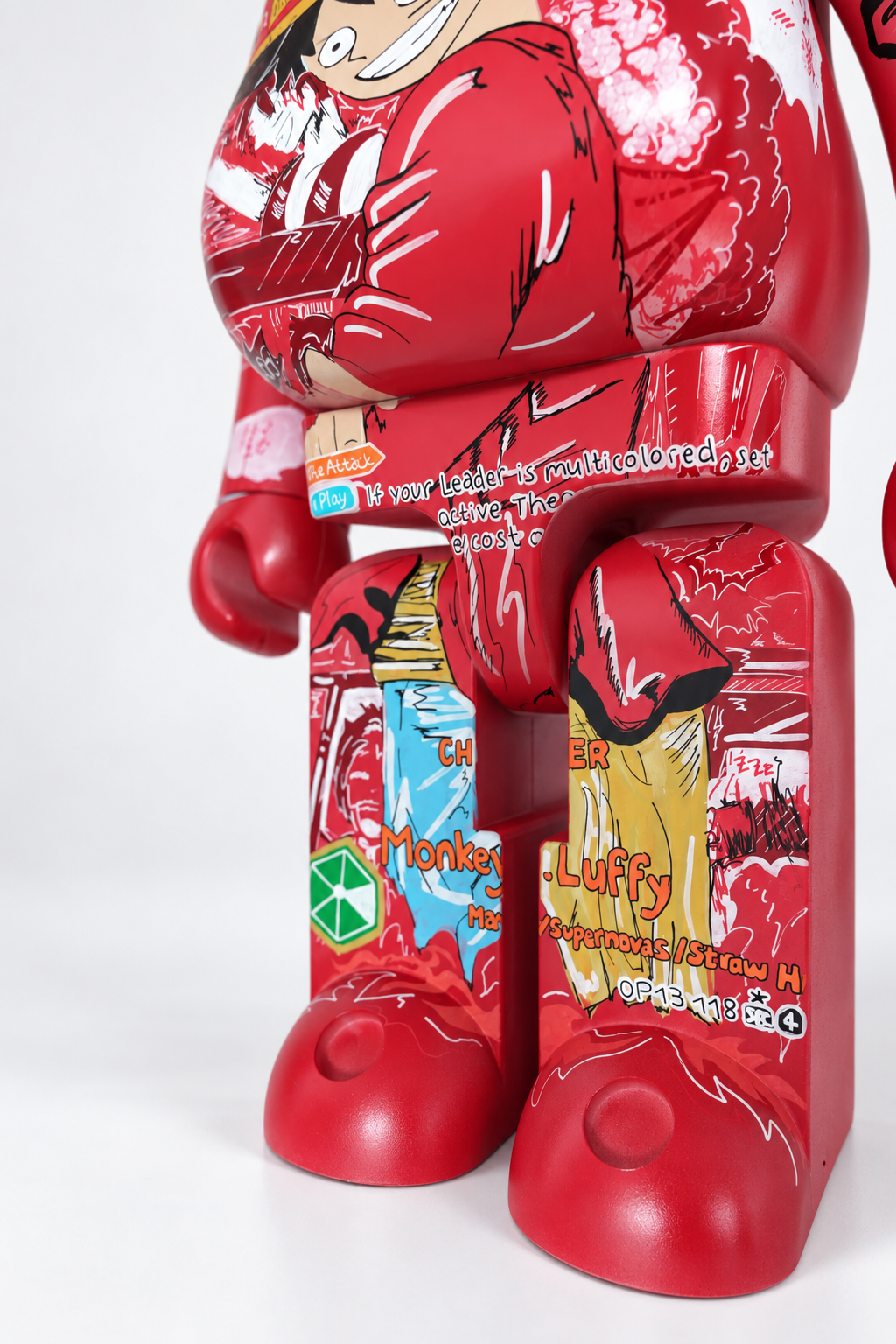 Luffy Red Manga Bearbrick 1000%
