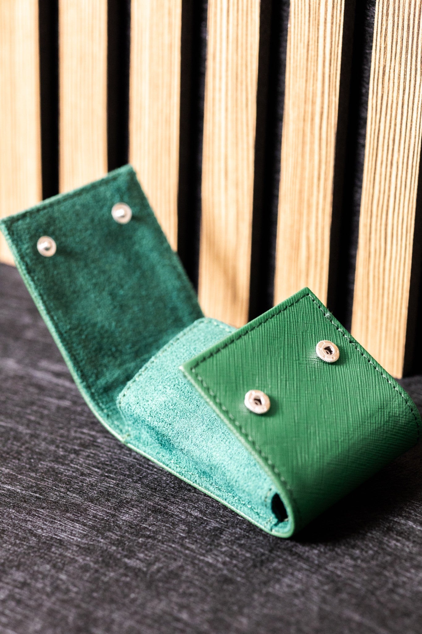 Travel Watch Case Green