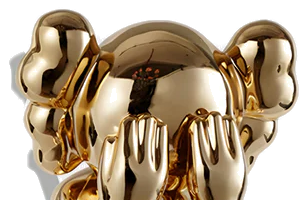 Clowny-Sculpture – Gold Edition 163cm