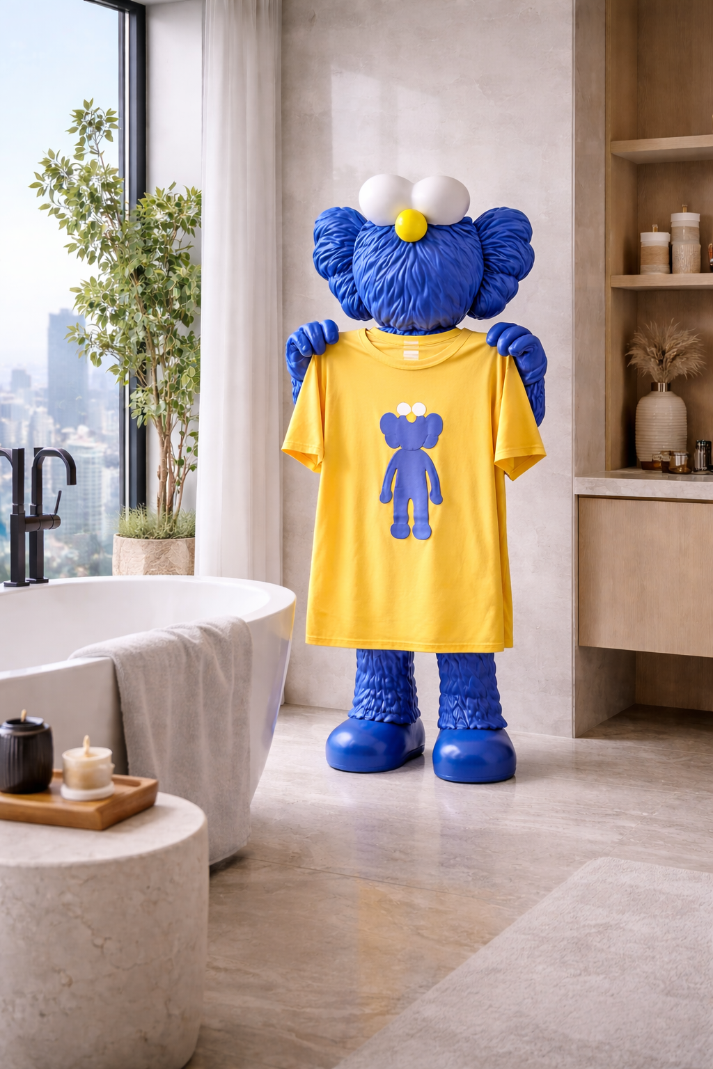 Furry Figur Clowny -Figur „T-Shirt Edition“ – 135 cm