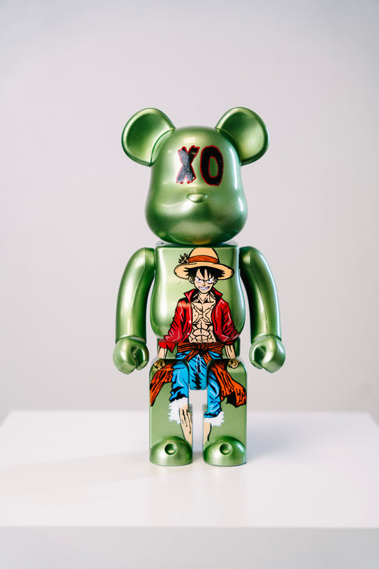 Bearbrick 400% (28cm)  – „Luffy 2“ Art Edition