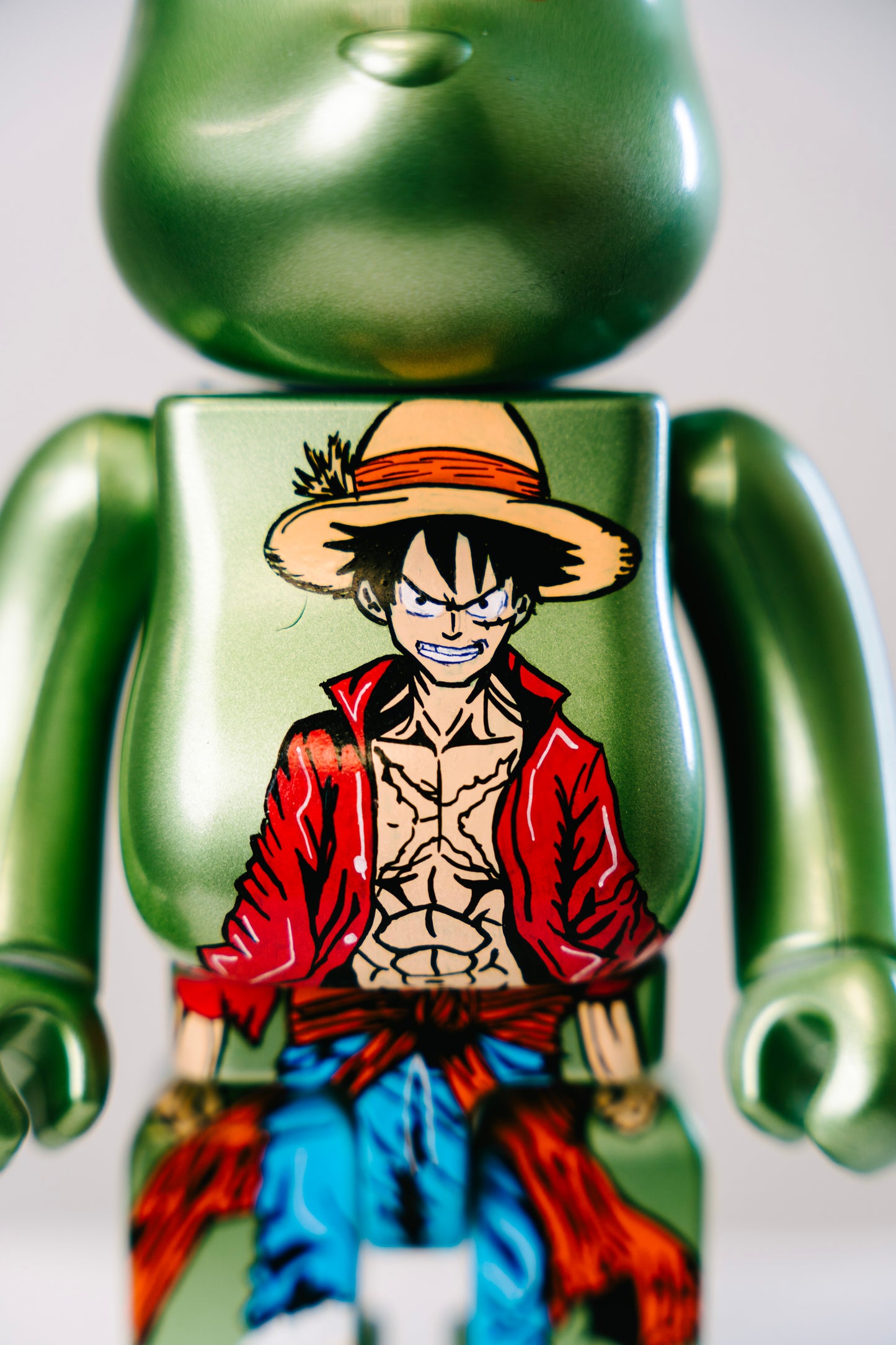 Bearbrick 400% (28cm)  – „Luffy 2“ Art Edition
