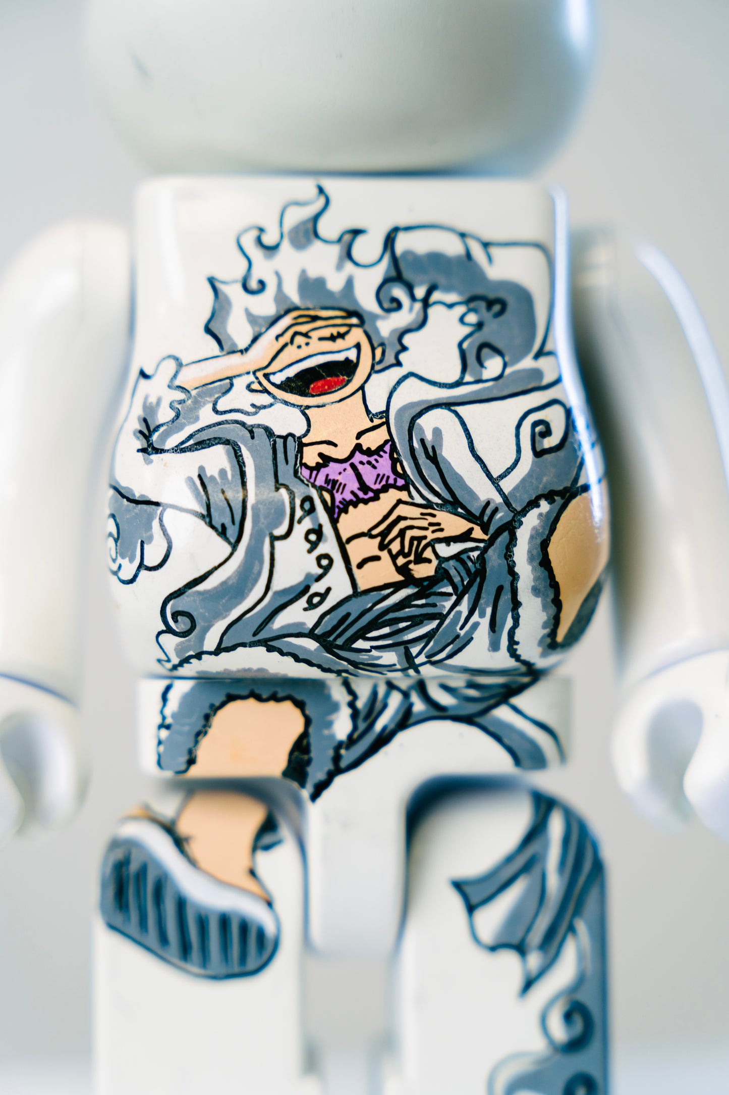 Bearbrick 400% (28cm)  – „Luffy Gear 5 “ Art Edition