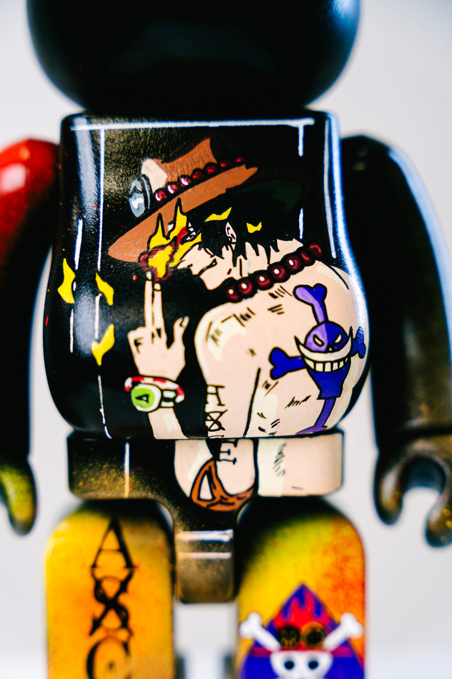 Bearbrick 400% (28cm)  – „Akainu Anime-"  Art Edition