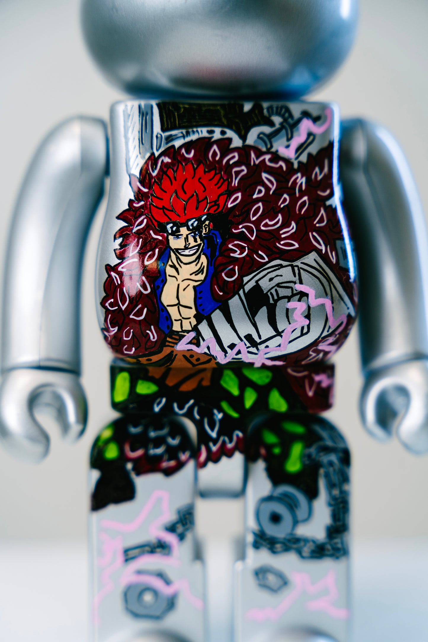 Bearbrick 400%(28 cm) –,,Eustass Kid Edition-"