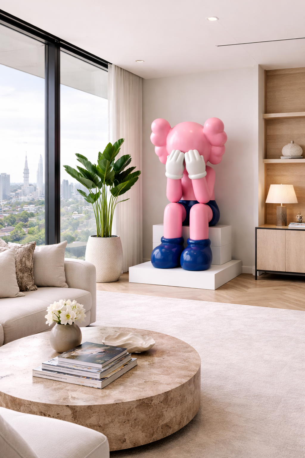 Seated Edition-Clowny-Sculpture 163cm