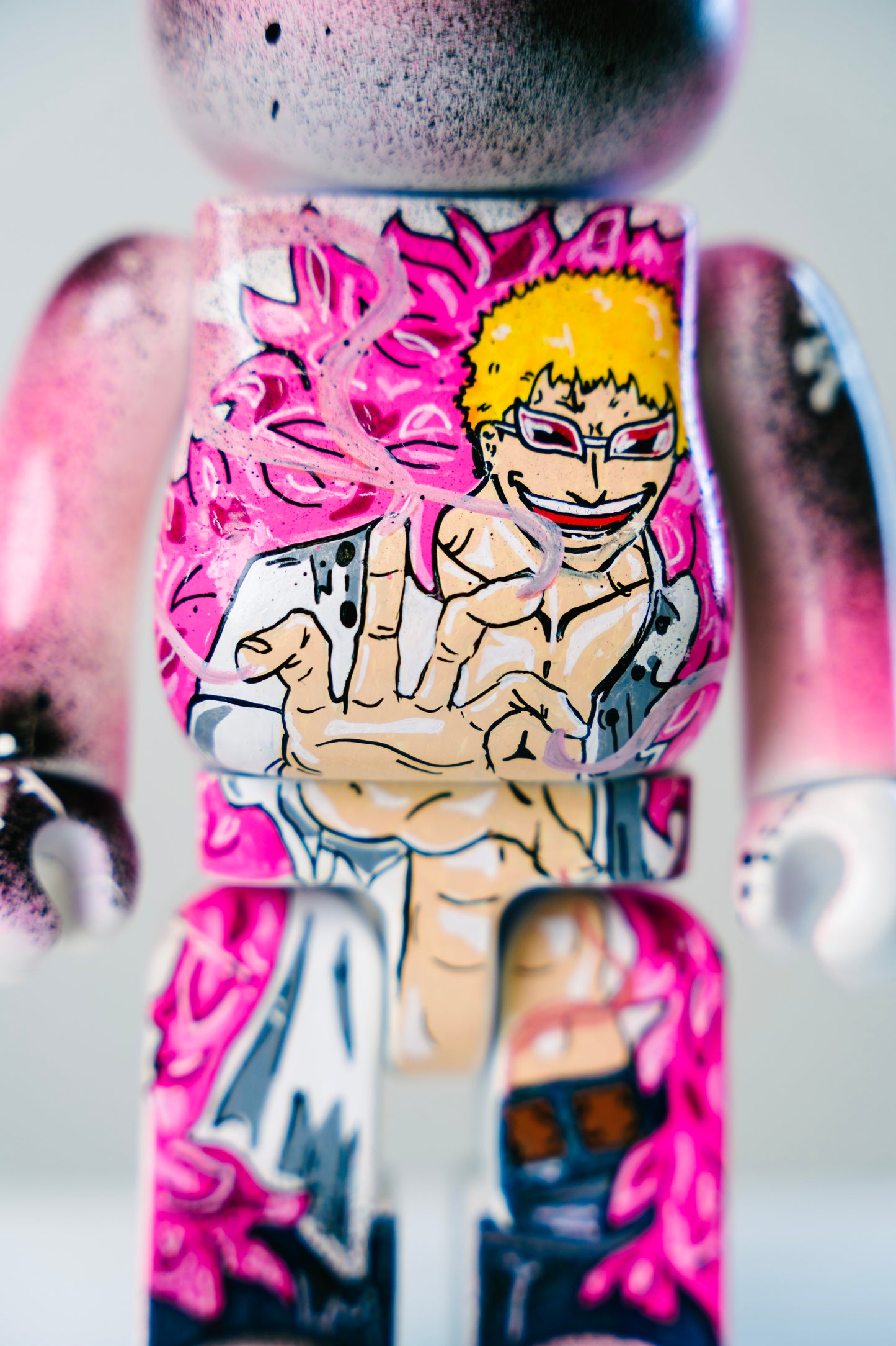 Bearbrick 400% (28cm) -,,Doflamingo"- Art Edition