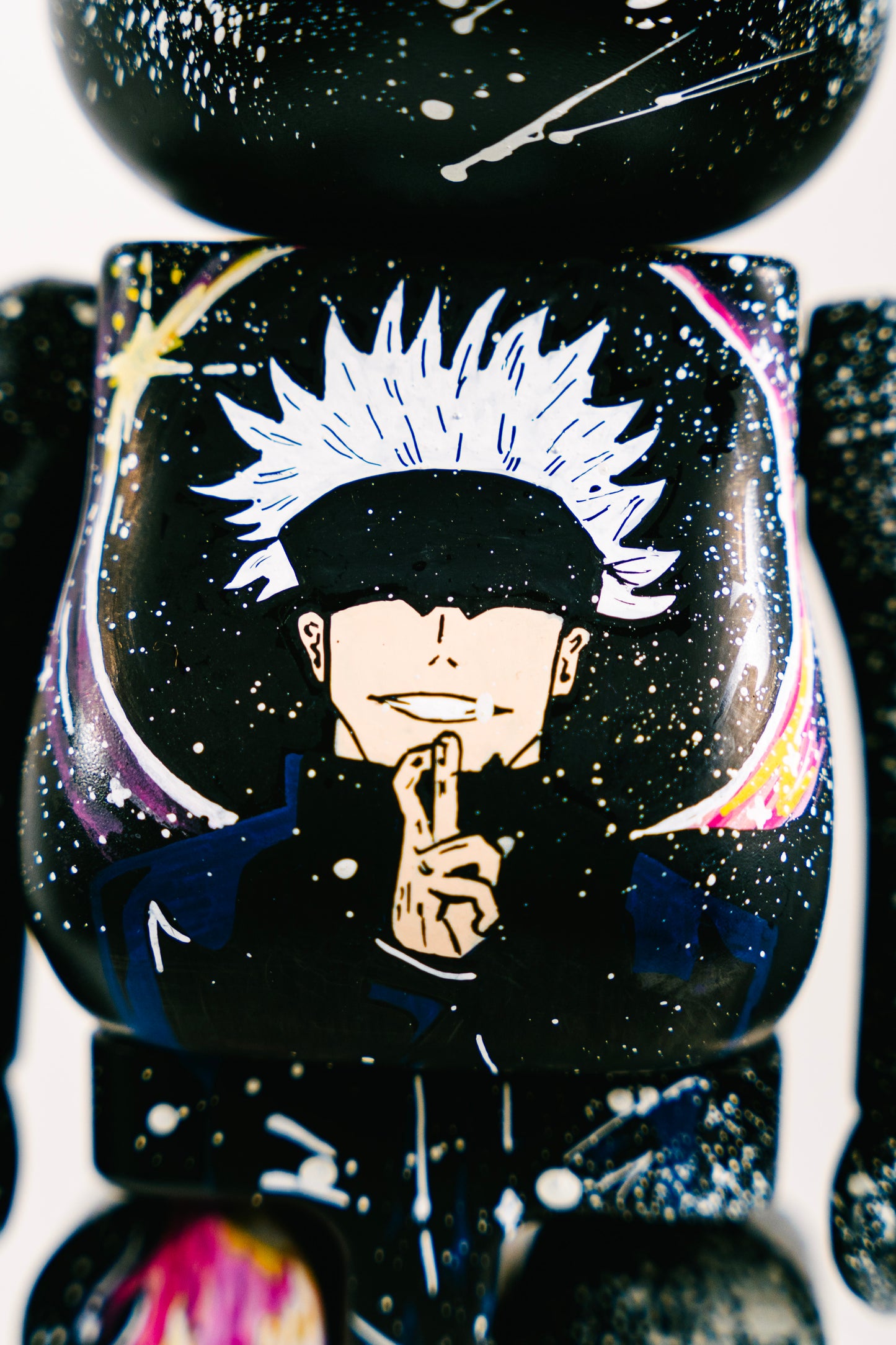 Bearbrick 400% (28 cm) –,,Satoru Gojo Infinity Edition-"(Jujutsu Kaisen)