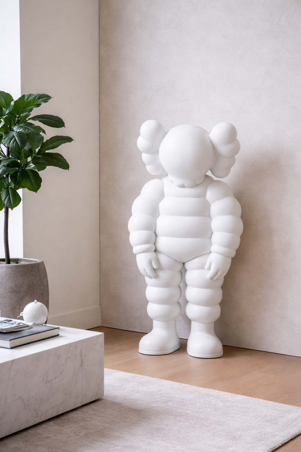 Marshmallow White-Clowny 130 cm