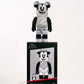 Bearbrick 400% (28cm)-,,Micky Mouse Crystal Edition-"