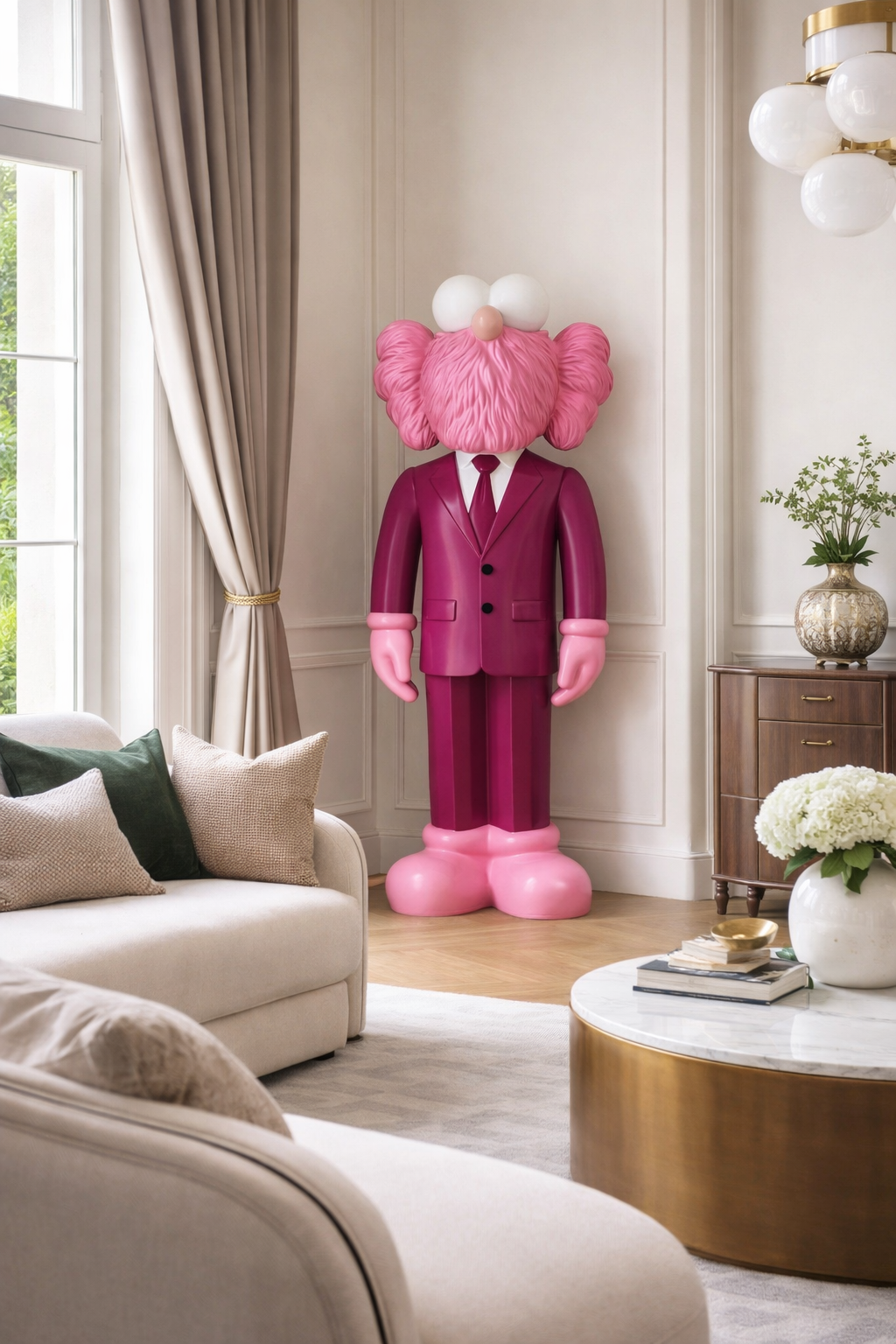 Red Suit Clowny CEO Sculpture - 90cm