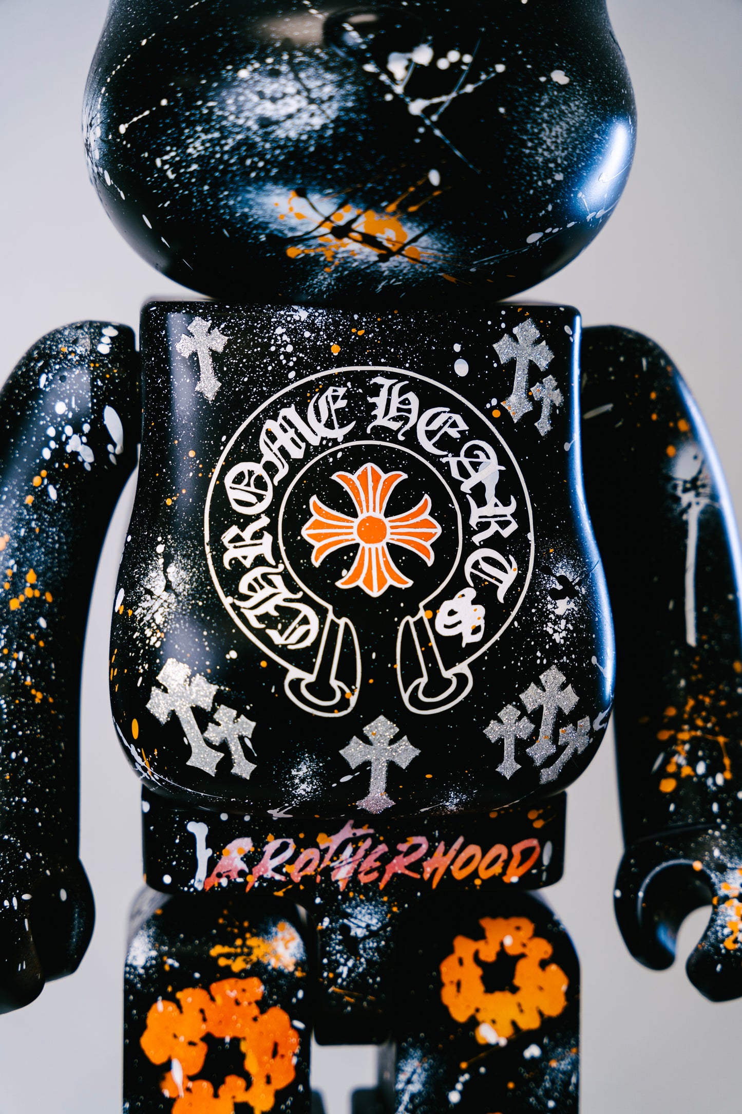 Custom CHROME HEARTS Bearbrick 1000% (70cm)