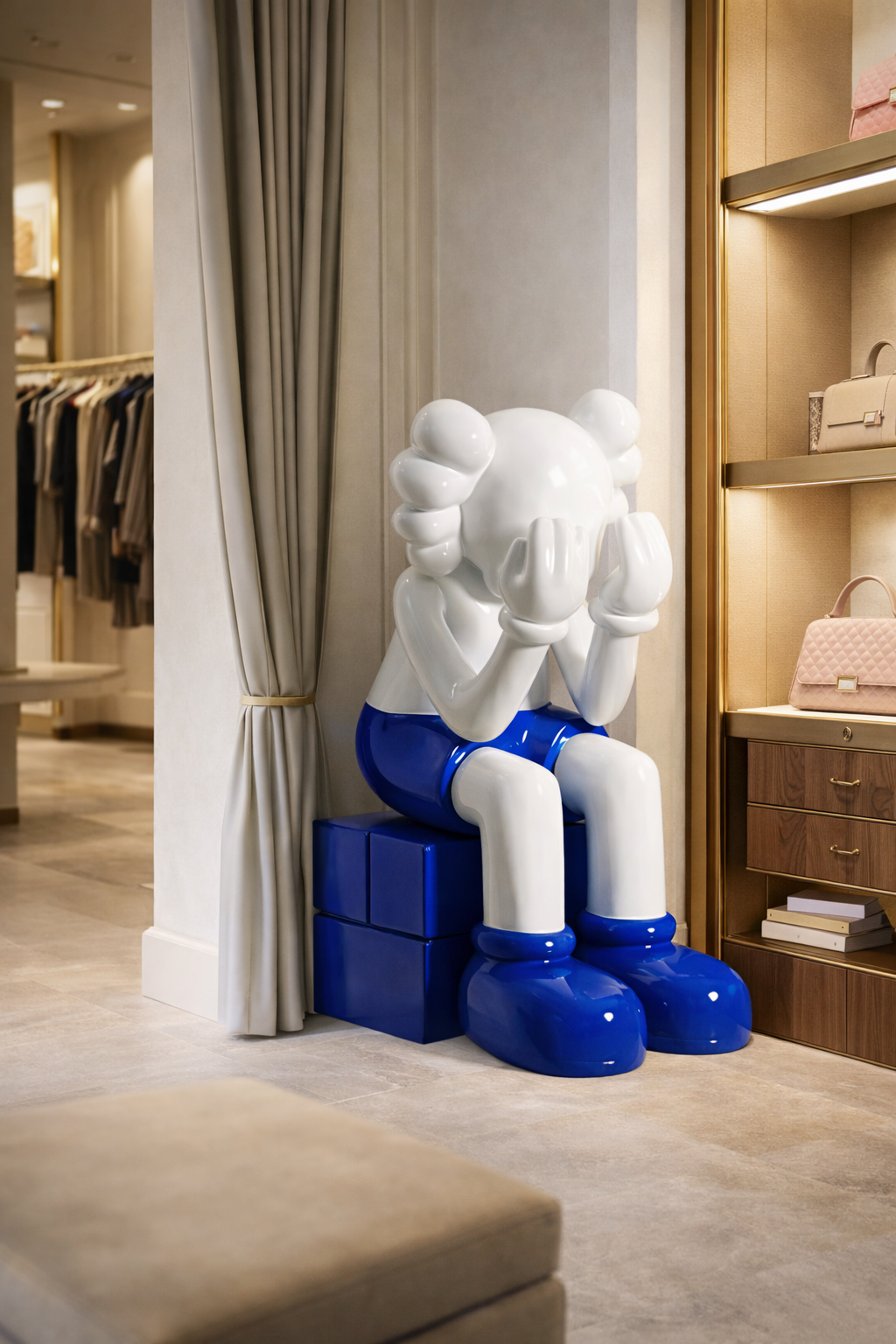 Seated Edition-Clowny-Sculpture 163cm