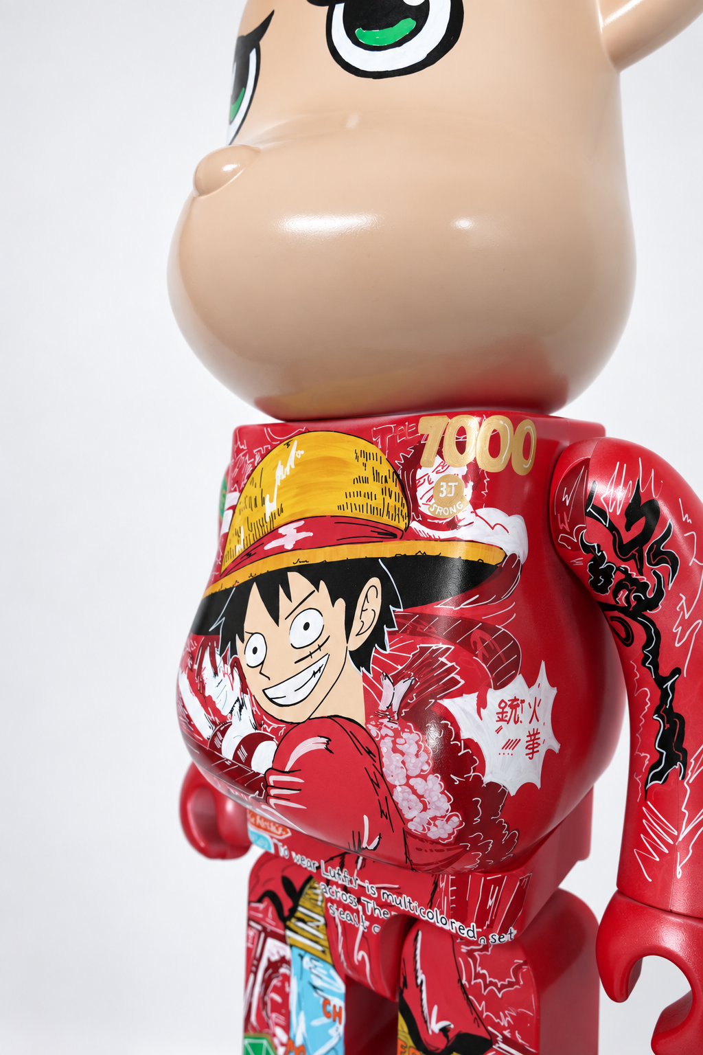 Luffy Red Manga Bearbrick 1000%