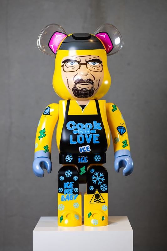 BEARBRICK 1000%(70 CM)–,,BREAKING BAD HEISENBERG EDITION,,-(XXL Sammlerstück)