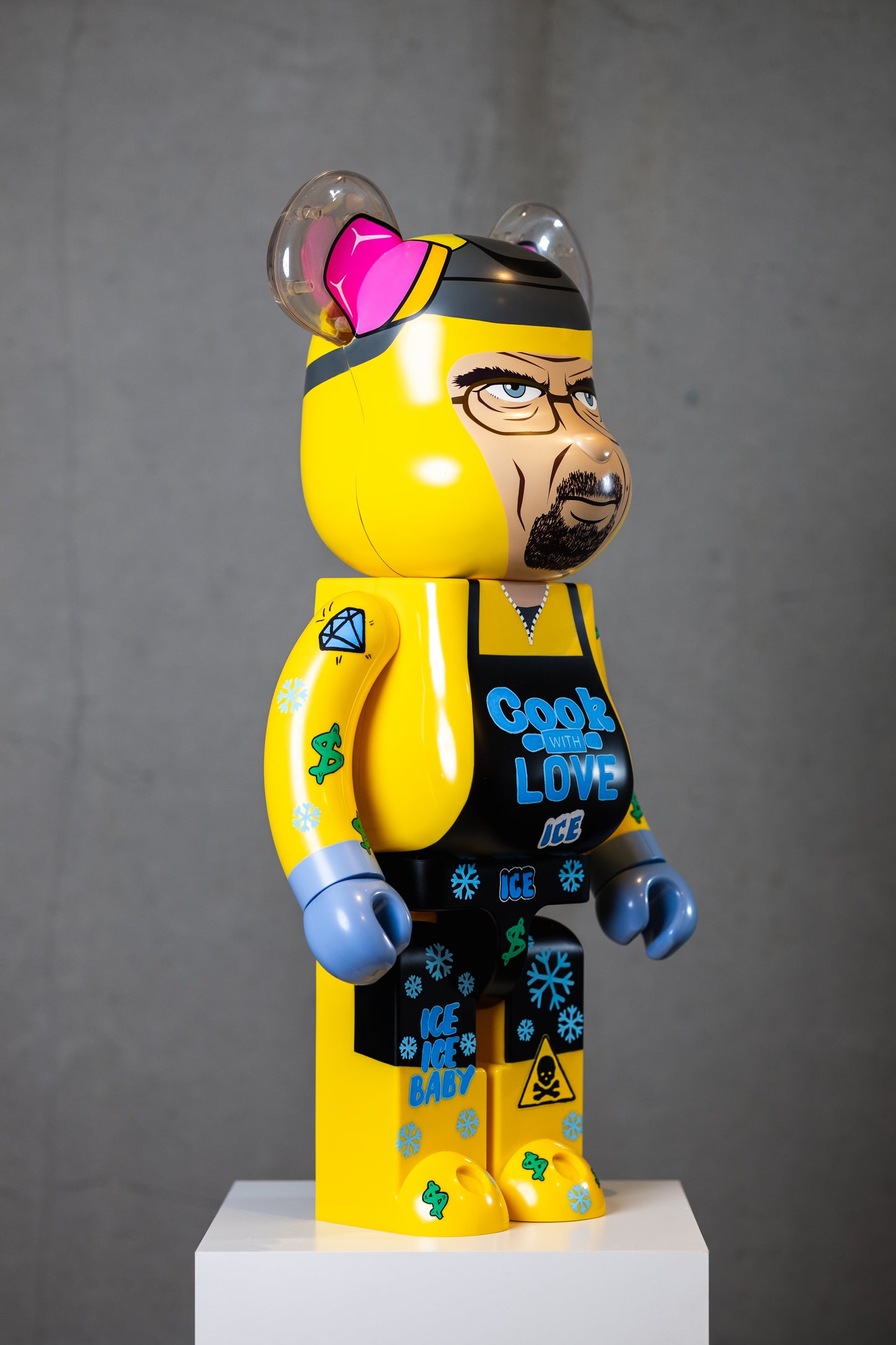 BEARBRICK 1000%(70 CM)–,,BREAKING BAD HEISENBERG EDITION,,-(XXL Sammlerstück)