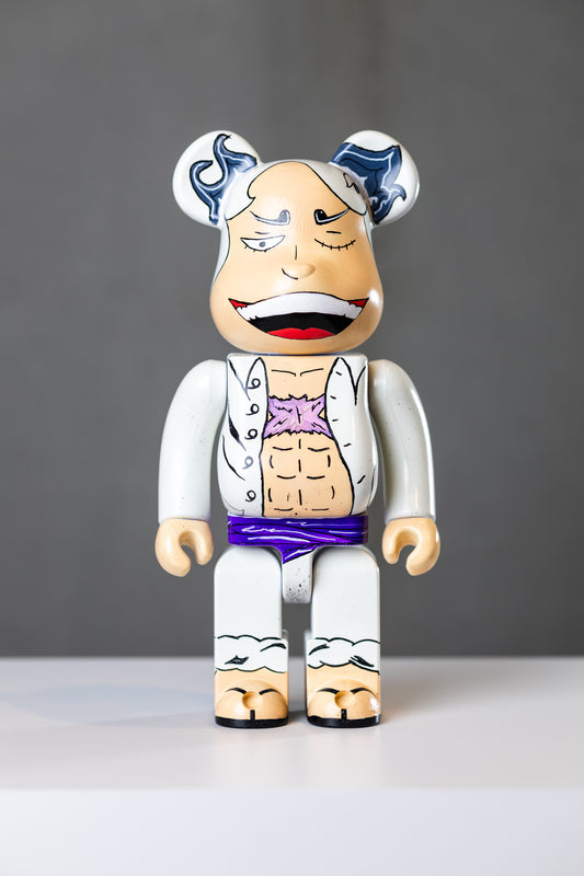 BEARBRICK 400%(28 CM) –,,Monkey D. Ruffy in Gear 5,,-