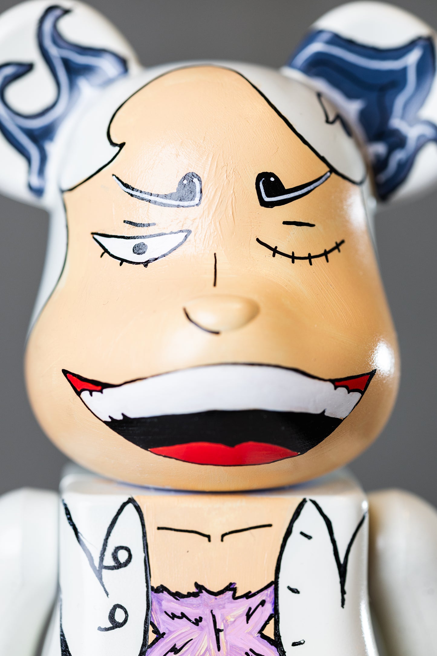 BEARBRICK 400%(28 CM) –,,Monkey D. Ruffy in Gear 5,,-