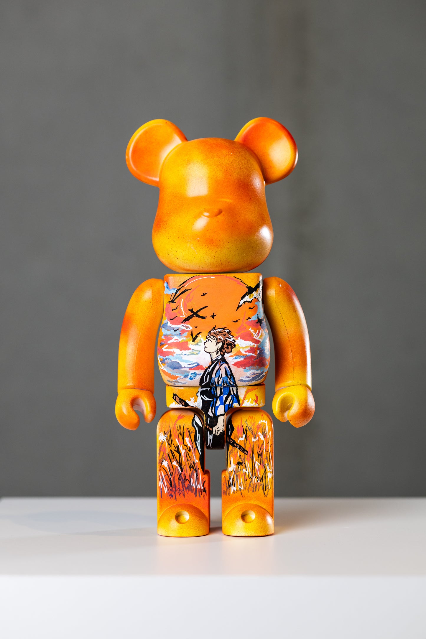 BEARBRICK 400%(28 CM)–,,DEMON SLAYER TANJIRO EDITION,,-