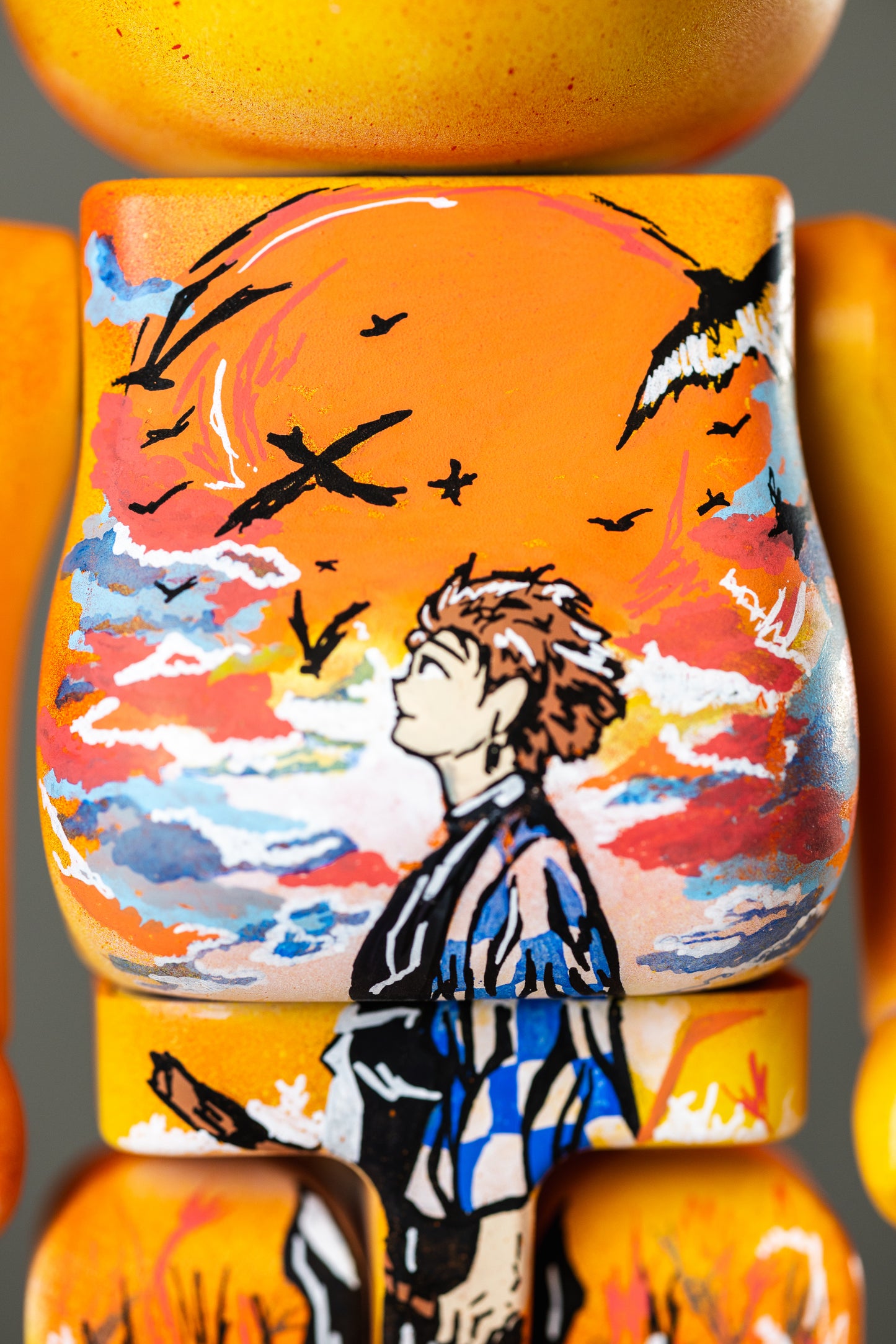 BEARBRICK 400%(28 CM)–,,DEMON SLAYER TANJIRO EDITION,,-