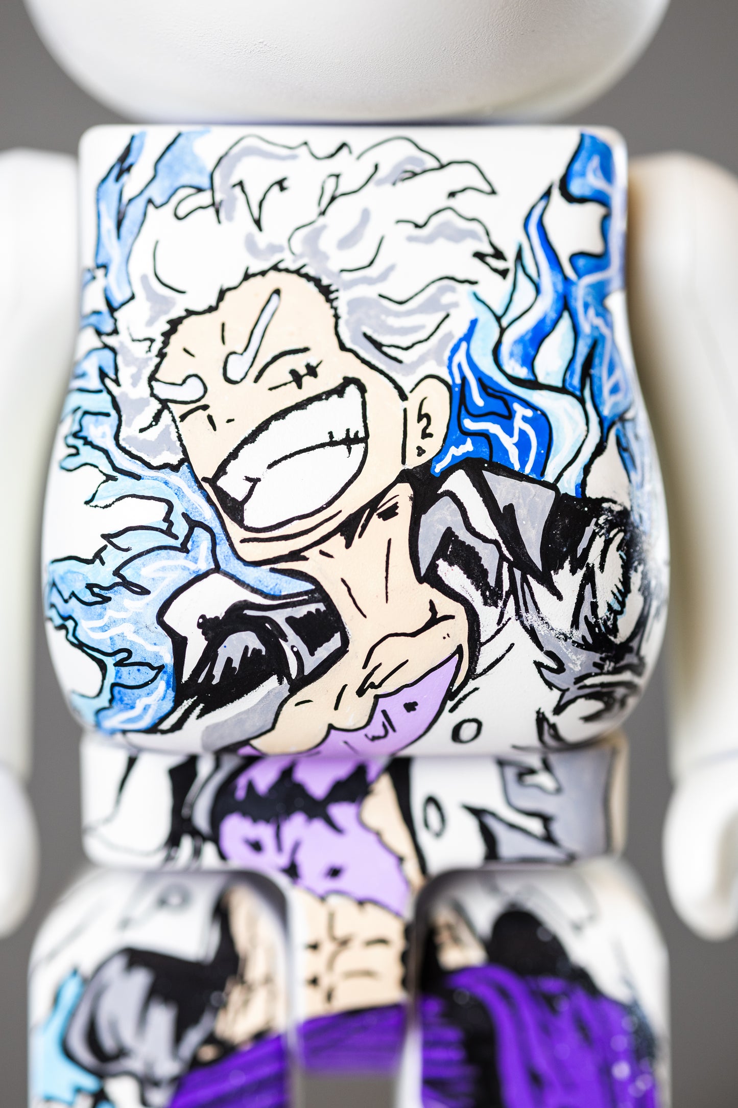 BEARBRICK 400%(28 CM) –,,ONE PIECE LUFFY GEAR 5 EDITION,,-