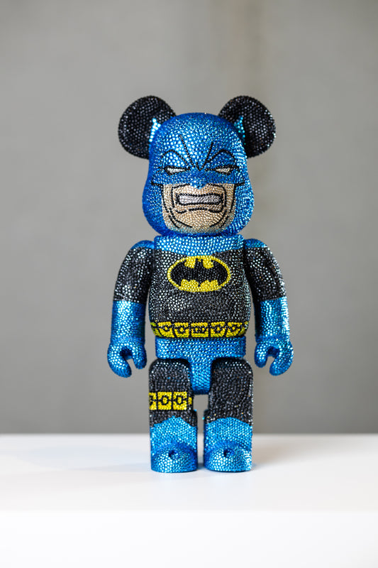 BEARBRICK 400%(28 CM)–,,BATMAN STRASS EDITION,,-THE DARK KNIGHT RETURNS