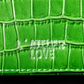 Watchbox für 8 Uhren Green Krokodil Prägung