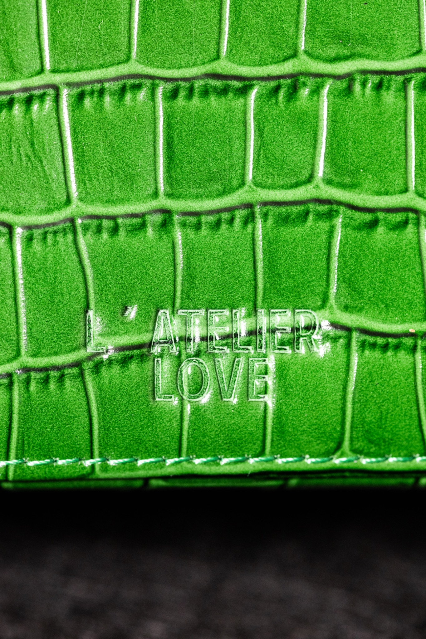 Watchbox für 8 Uhren Green Krokodil Prägung