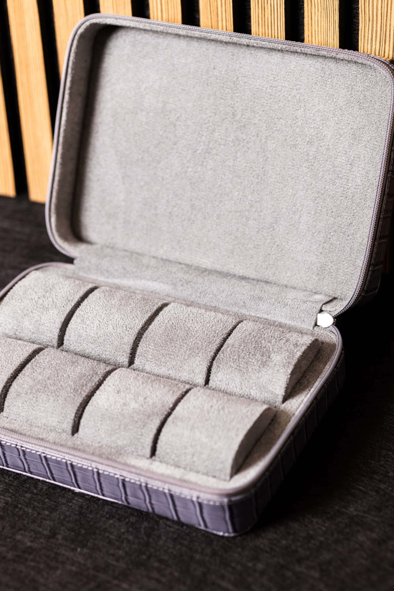 Watchbox für 8 Uhren Grey