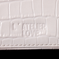 Watchbox für 8 Uhren White Krokodil Prägung