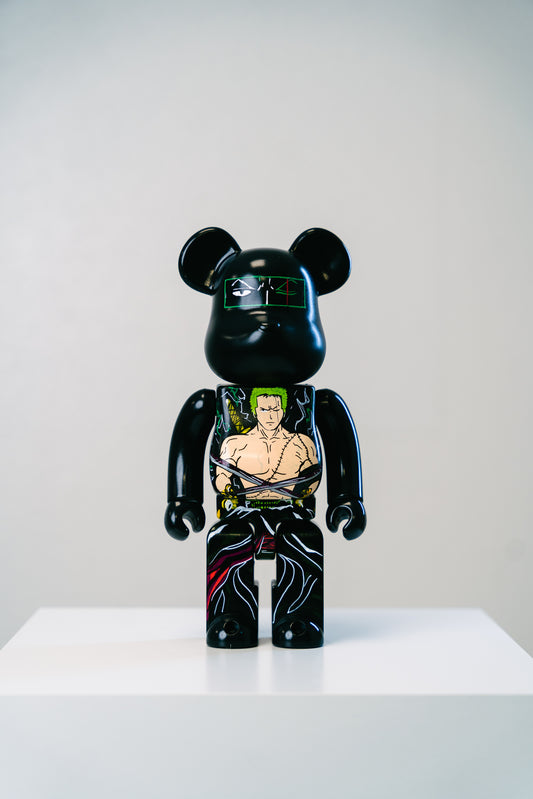 Bearbrick (400%) 28 cm –,,Roronoa Zoro Edition-"(One Piece)