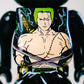 Bearbrick (400%) 28 cm –,,Roronoa Zoro Edition-"(One Piece)