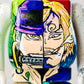 Bearbrick 400%(28 cm) –,,Zoro & Sanji Split-Face Edition-"(One Piece)