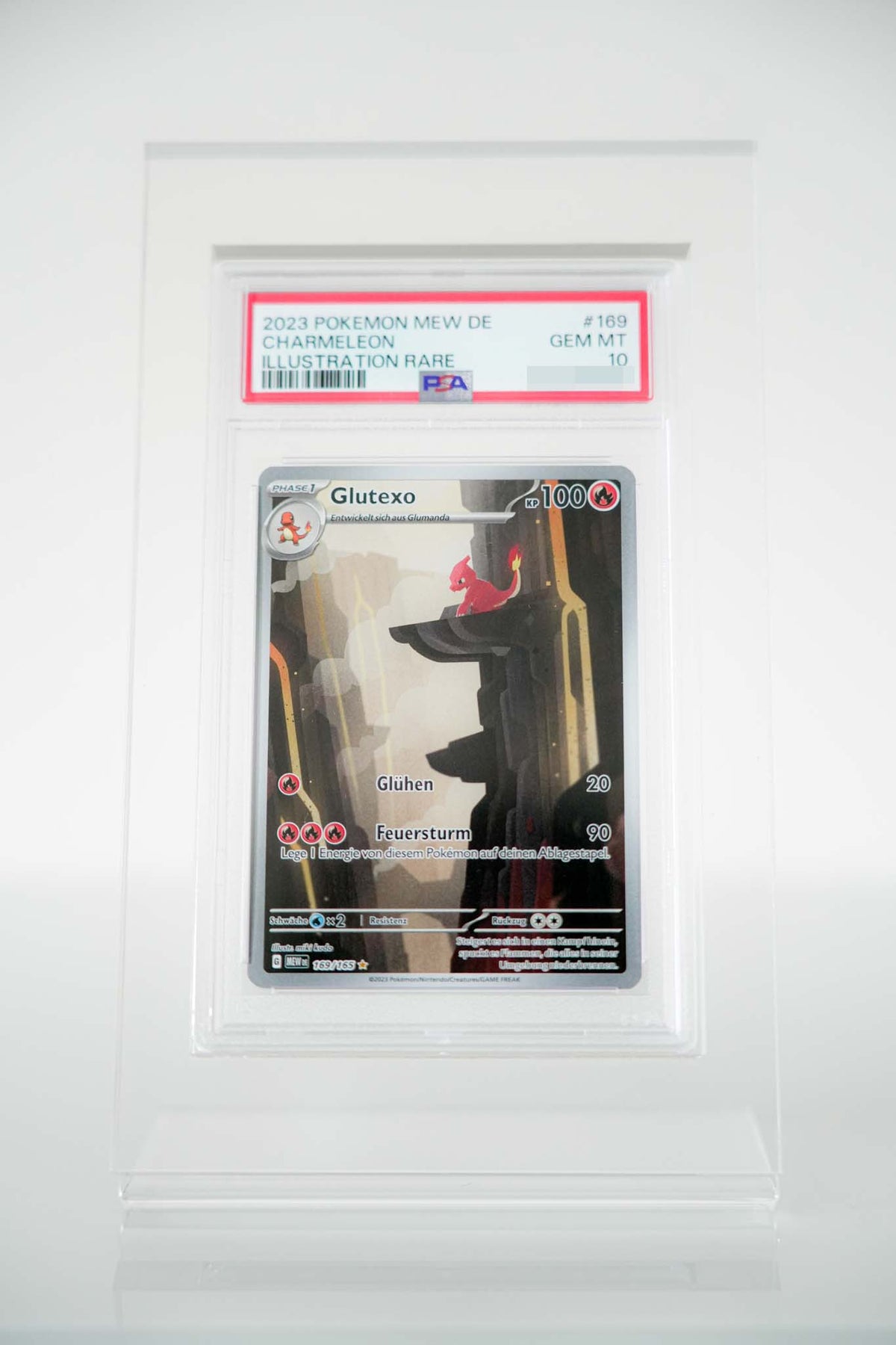 Pokémon Glutexo 169/165 – Karmesin & Purpur 151 – PSA 10 GEM MINT Deutsch