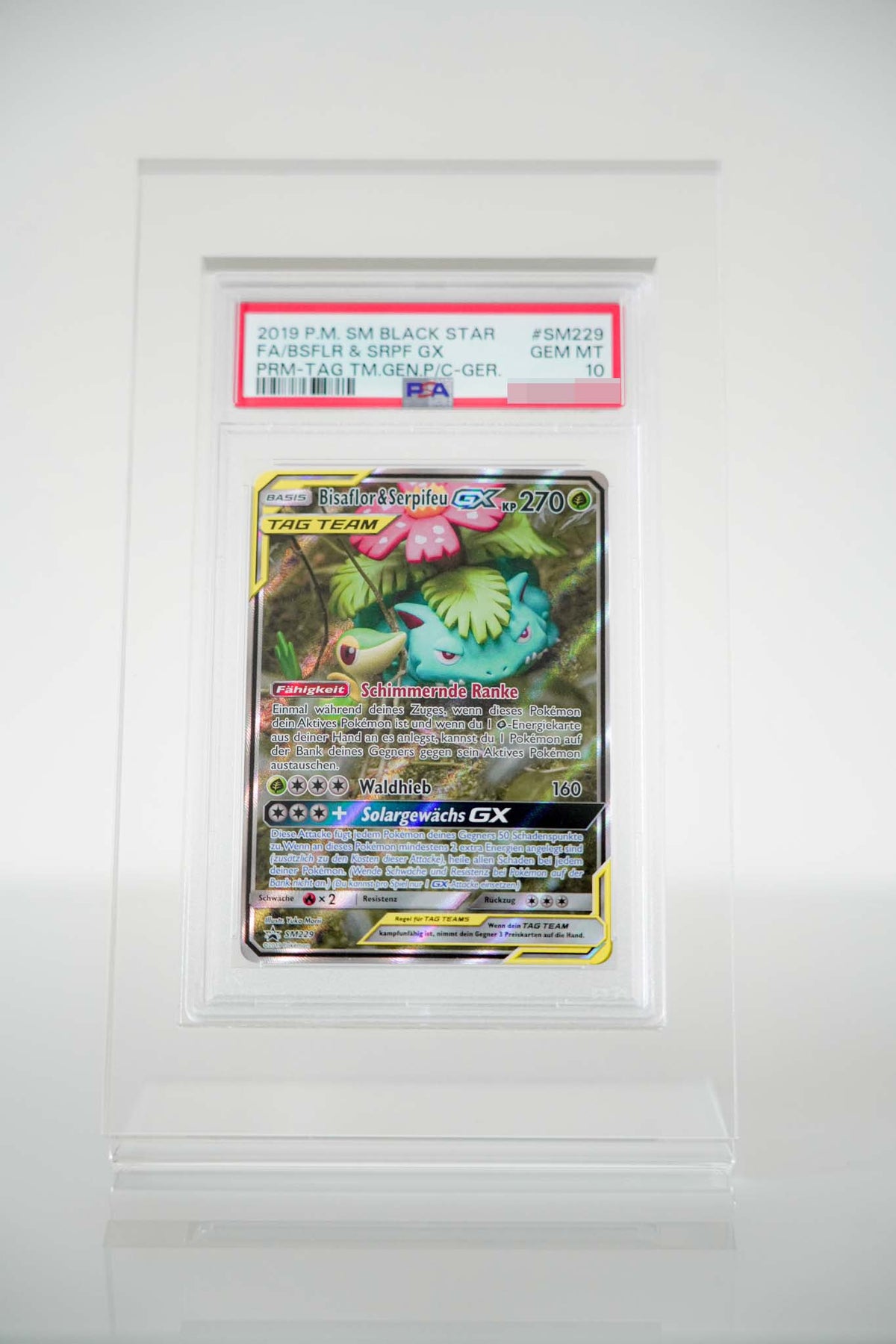 Bisaflor & Serpifeu-GX 210/236 – Welten im Wandel – PSA 10