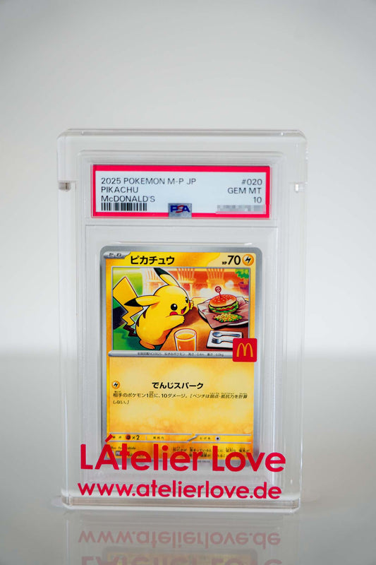 Pokémon Pikachu 020/M-P – McDonald’s Promo 2025 – PSA 10 GEM MINT Japanisch