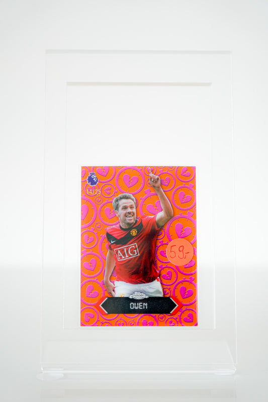 Michael Owen Topps Chrome Premier League STH-11 14/25 – Orange – Manchester United