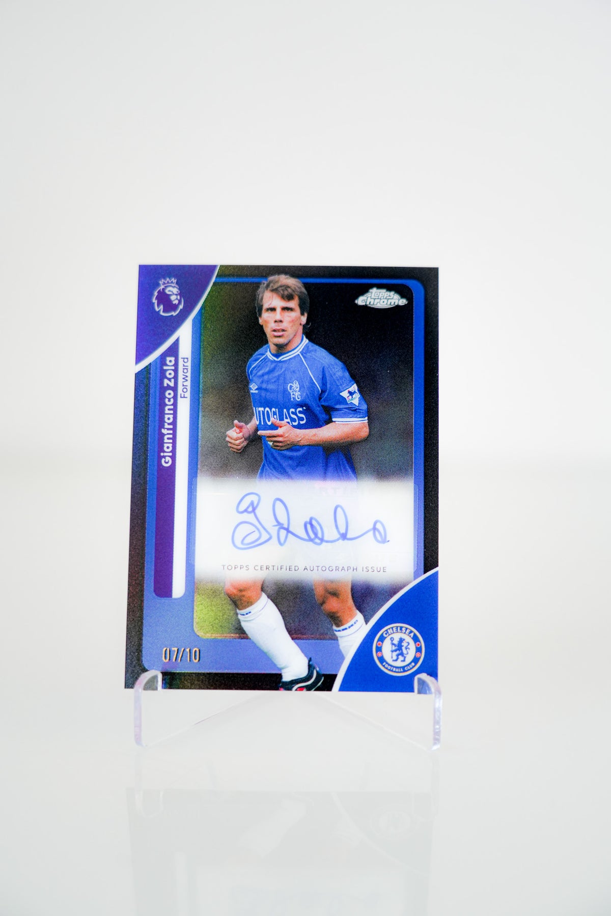 Gianfranco Zola Topps CA-GZ 07/10