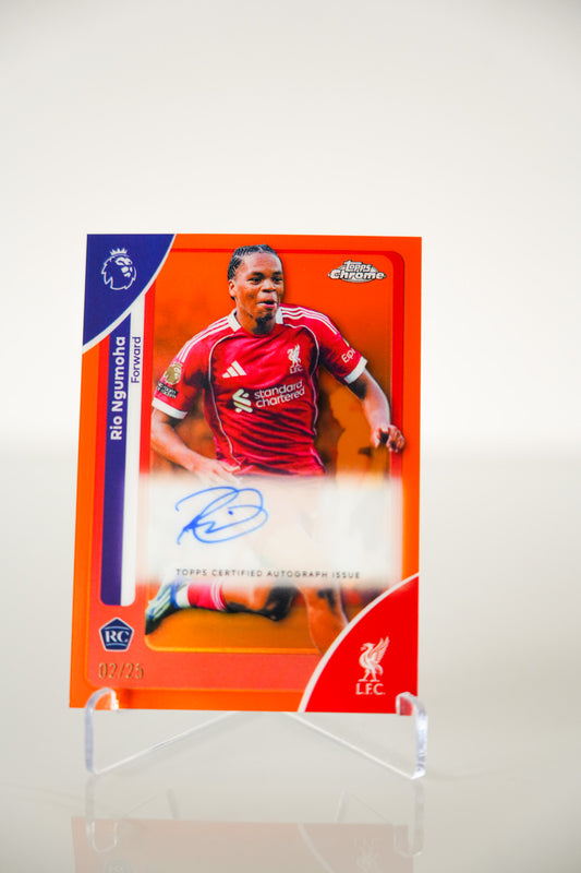 Rio Ngumoha Topps Chrome Premier League CA-RN 02/25