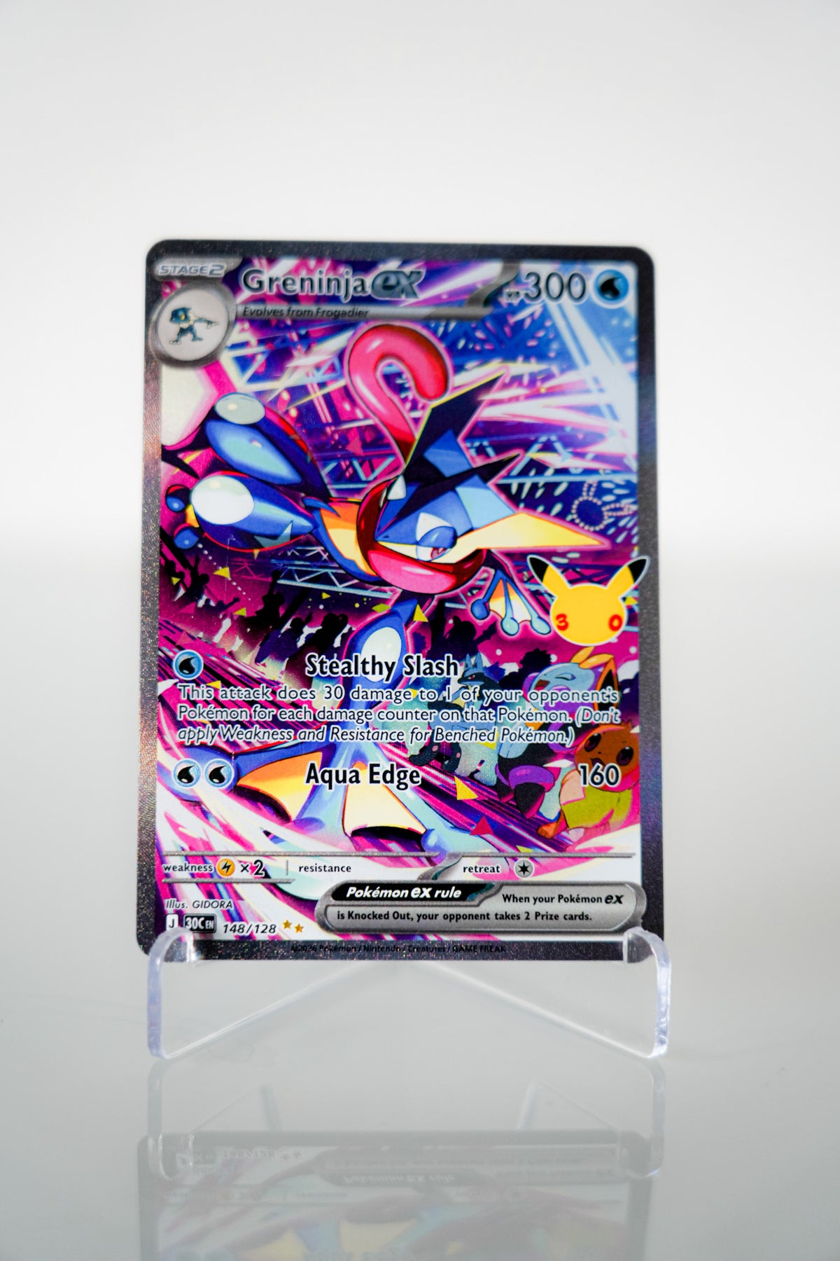 Greninja ex 148/128 Englisch – 30th Celebration