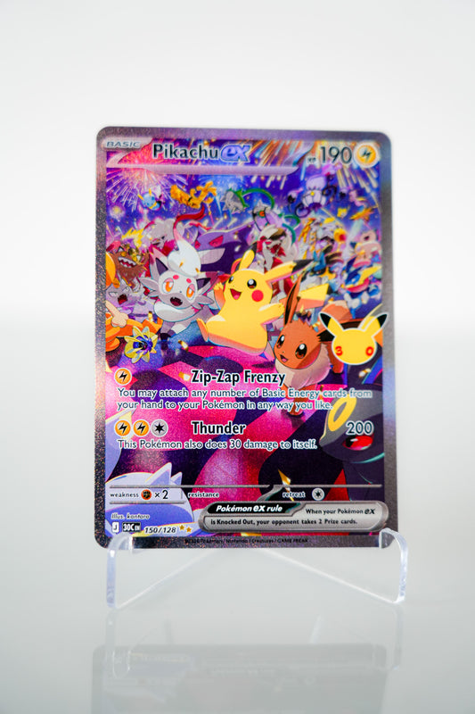 Pikachu ex 150/128 Englisch – 30th Celebration