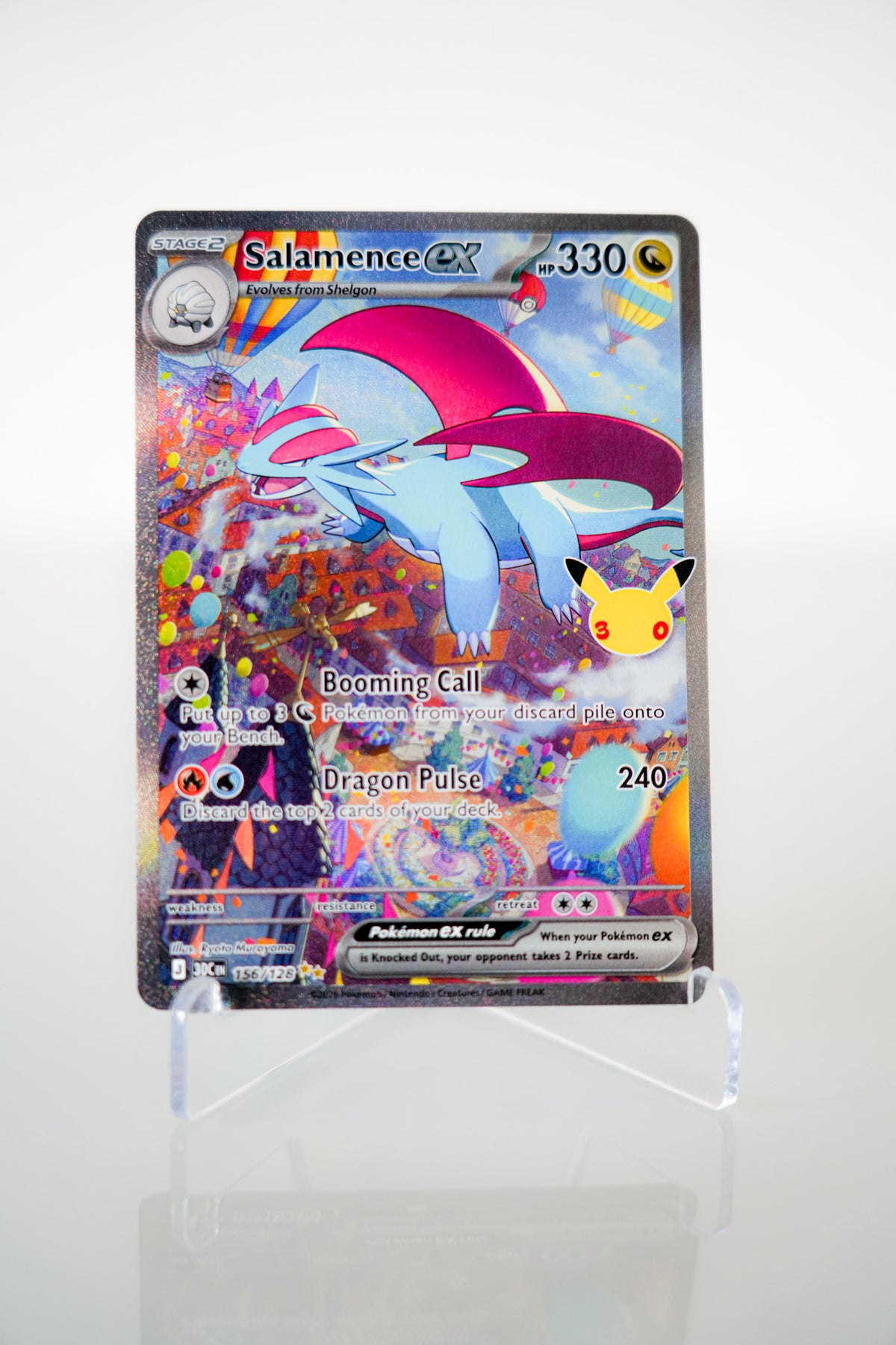 Salamence ex 156/128 Englisch – 30th Celebration