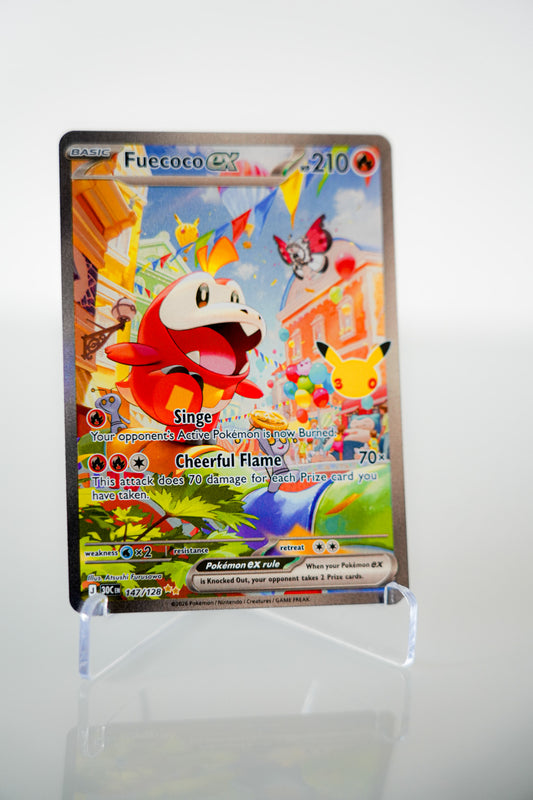 Fuecoco ex 147/128 Englisch – 30th Celebration