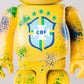 Bearbrick 400%(28 cm) –,,Brasilien Custom Edition-"