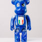 Bearbrick 400%(28 cm) –,,Italien Custom Edition-"