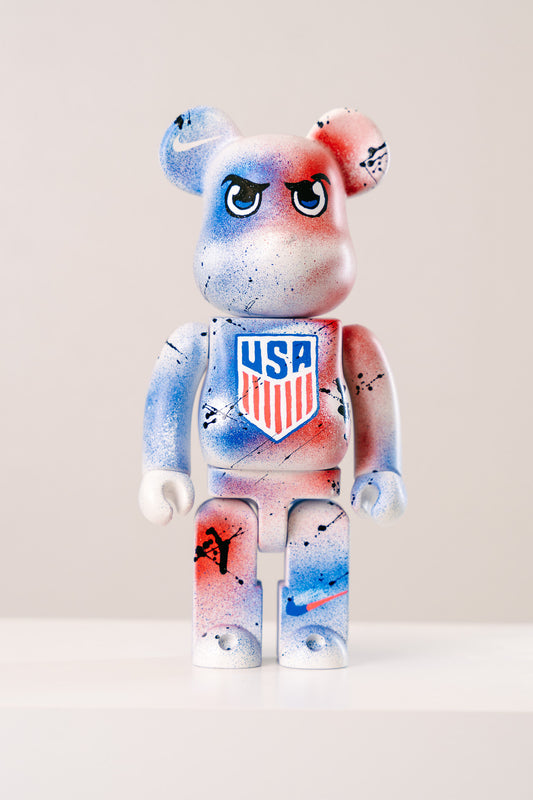 Bearbrick 400%(28 cm) –,,USA Custom Edition-"