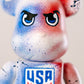Bearbrick 400%(28 cm) –,,USA Custom Edition-"
