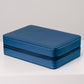 Watchbox für 8 uhren Saffiano-Leder - Schieferblau